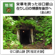 地域（20）栄華を誇った谷口銀山 在りし日の情景を後世へ